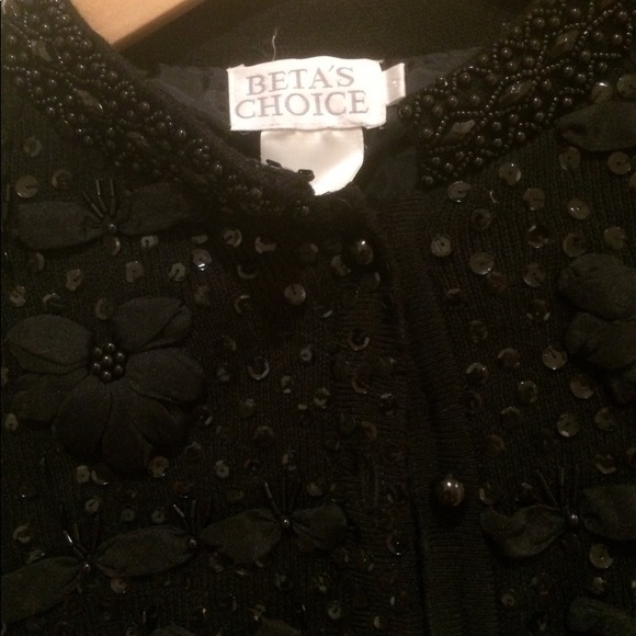 Sequinned Knit Bomber - Picture 3 of 4